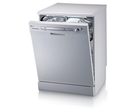 LG 14 Place Setting Dual Wash System Dishwasher (WELS 3.5 Star, 14.8 Litres per wash), LD-1403W1