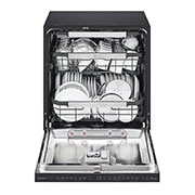 LG 15 Place QuadWash® Dishwasher with Auto Open Door in Matte Black Finish with TrueSteam™ - Built-Under, XD3A25UMB, XD3A25UMB, thumbnail 3