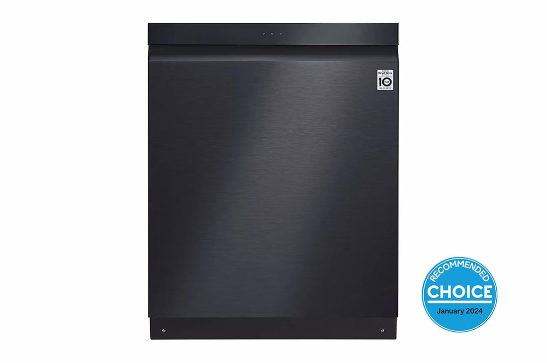 LG 15 Place QuadWash® Dishwasher with Auto Open Dry in Matte Black Finish with TrueSteam™ - Built-Under, XD3A25UMB, XD3A25UMB