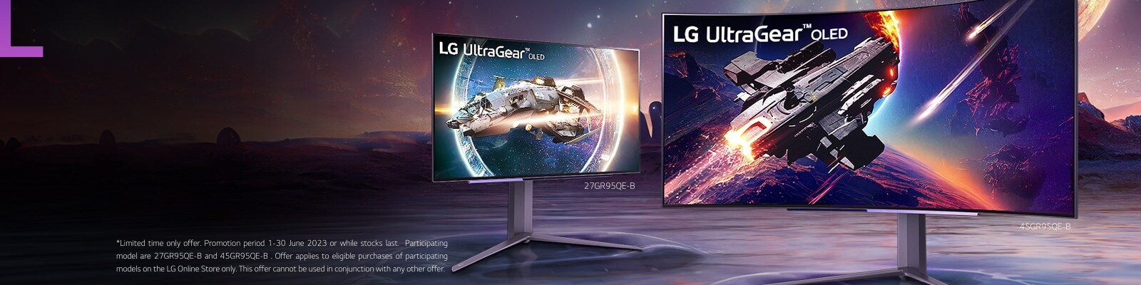 EOFY Sale - Save 20% on select LG UltraGearTM OLED Monitors*