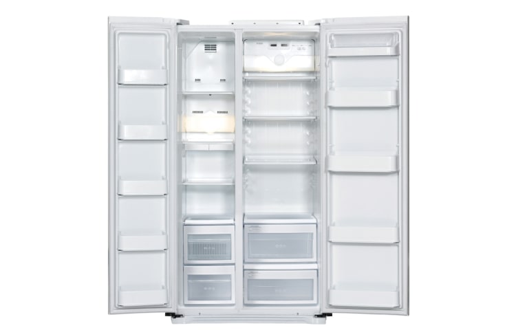 LG 581L Side by Side White Refrigerator, GC-B197CSW, thumbnail 2