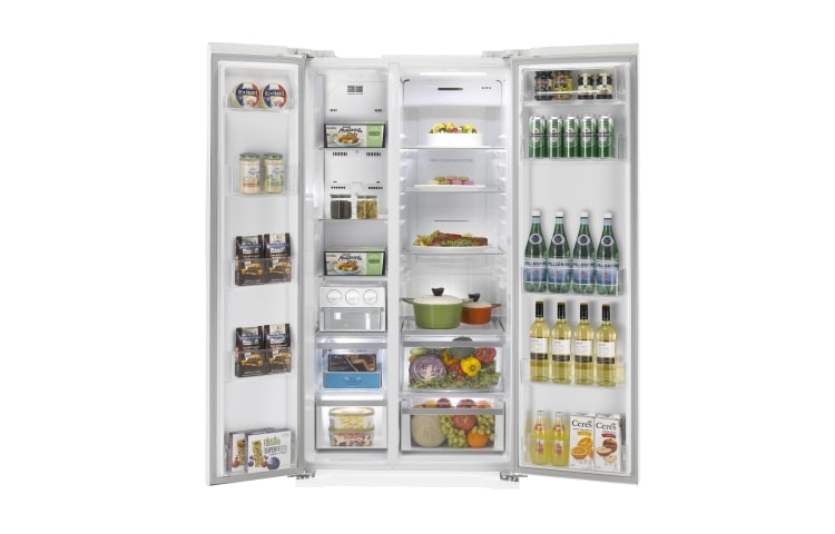 LG 571L Side by Side Refrigerator, GC-B197HWL, thumbnail 2