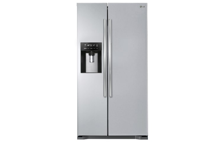 LG 567L Side by Side Refrigerator with Non Plumbed Ice & Water Dispenser, GC-L197DPNL, thumbnail 1