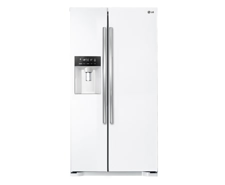 LG 567L Side by Side Refrigerator with Non Plumbed Ice & Water Dispenser, GC-L197DWNL
