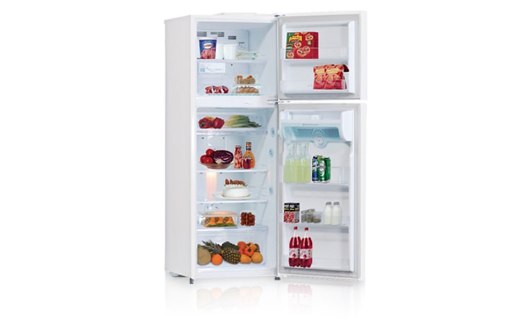LG 315L Top Mount Fridge with Icebeam Door Cooling, GN-R315FW, thumbnail 3