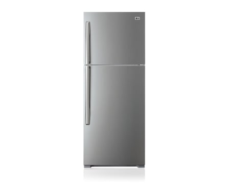 LG 346 Litre Iluminar Finish Top Mount Refrigerator with IceBeam Door Cooling, GN-R346FS
