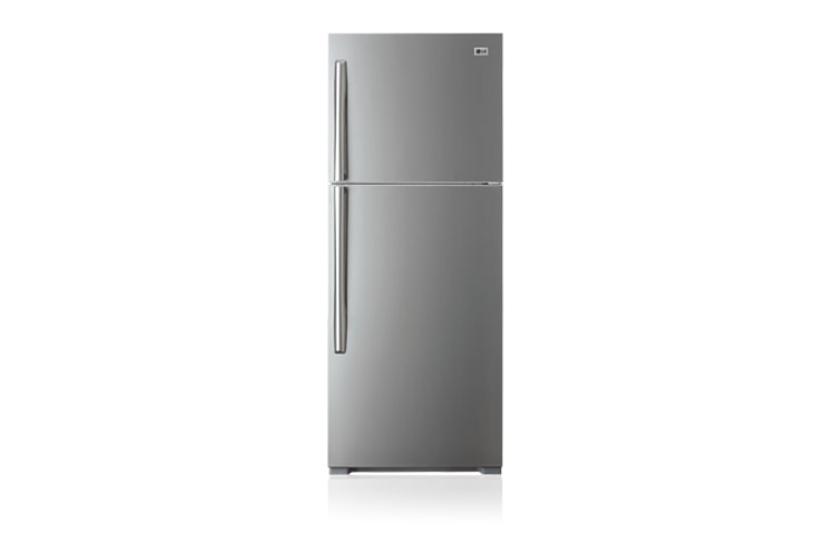 LG 422 Litre Iluminar Finish Top Mount Refrigerator with IceBeam Door Cooling, GN-R422FS, thumbnail 1