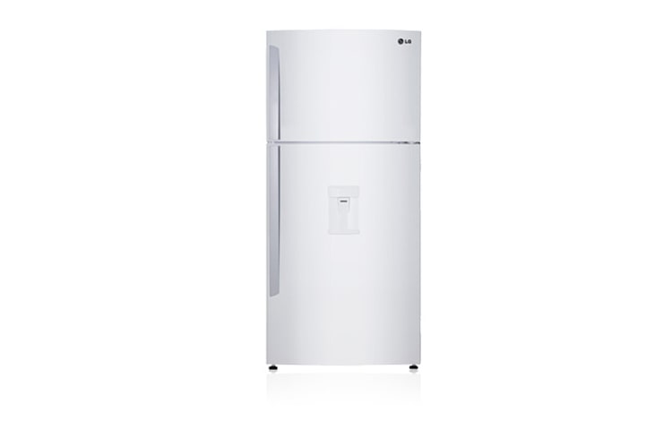 LG 515L White Top Mount Refrigerator with Water Dispenser, GN-W515GW, thumbnail 1