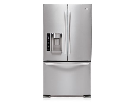 LG 601 litre Stainless Steel French Door Fridge with In Door Ice Maker, GR-L218STSL