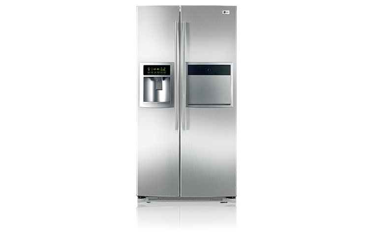 LG 721L Stainless Steel Side by Side with Indoor Ice Maker and One Touch Homebar, GR-P257STS, thumbnail 1