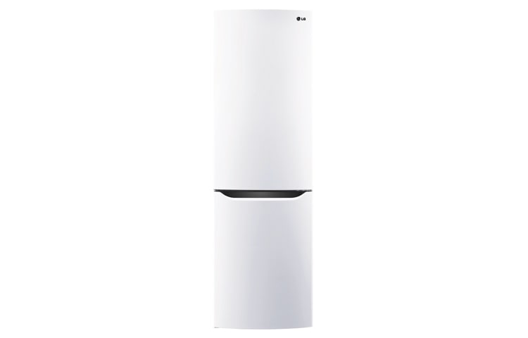 LG 306L White Bottom Freezer Refrigerator, GC-306NW