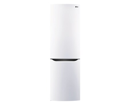 LG 306L White Bottom Freezer Refrigerator, GC-306NW, thumbnail 1