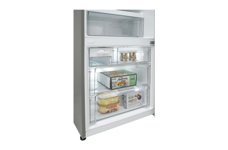 LG 450L Bottom Mount Refrigerator with 4 Star Energy Rating, GN-W450USL, thumbnail 4