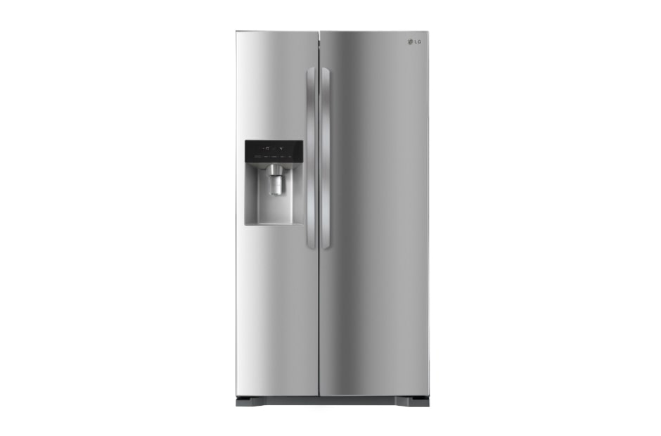 LG 563L Side by Side Refrigerator with Non Plumbed Ice & Water, GC-L197HPNL