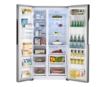 LG 679L Side by Side refrigerator with 3 Star Energy Rating, GS-B679PL, thumbnail 2