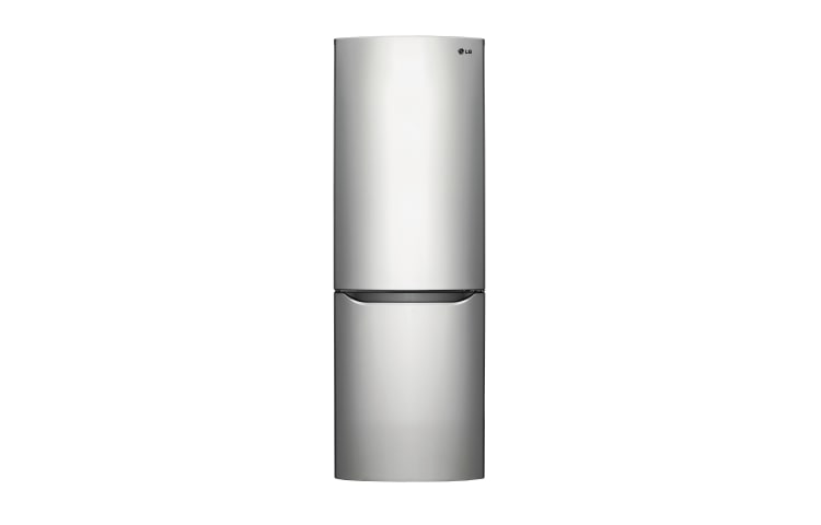 LG 306L Bottom Mount Refrigerator with Anti Fingerprint Stainless Finish , GB-306NP