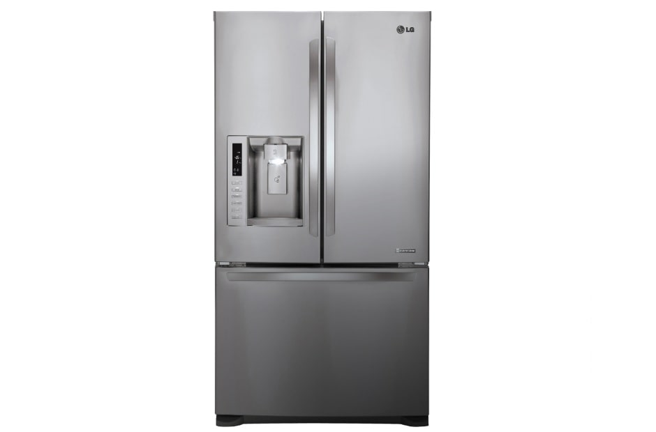 LG 613L French Door Fridge with Ice & Water Dispenser, GF-L613PL