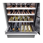 LG SIGNATURE 65 Bottle Wine Cellar, with InstaView®, custompantry front food, SG-W65TSL, thumbnail 4