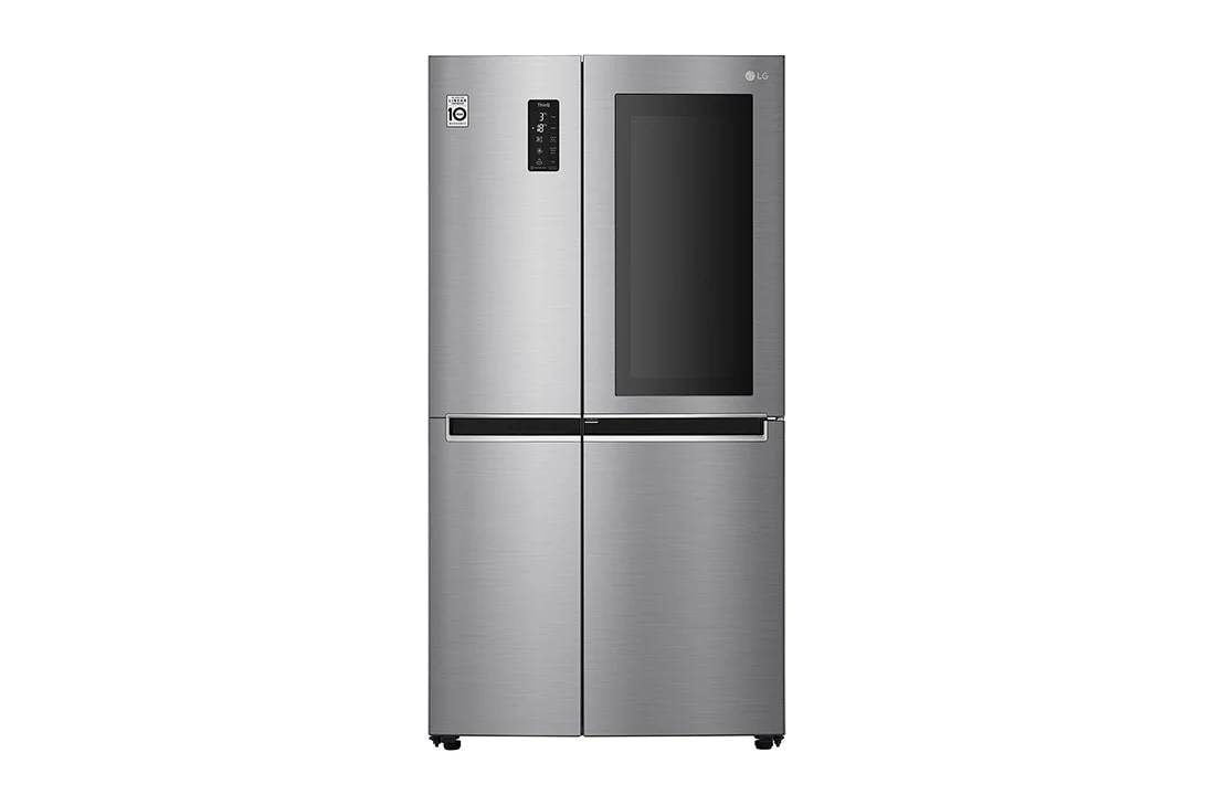 LG 642L Side by Side Fridge with InstaView Door-In-Door® in Stainless Finish, GS-VB680PL