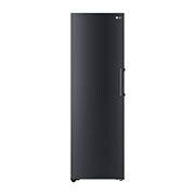 LG 324L Pigeon Pair Single Door Freezer in Matte Black Finish, Front, GP-F324MBL, thumbnail 1