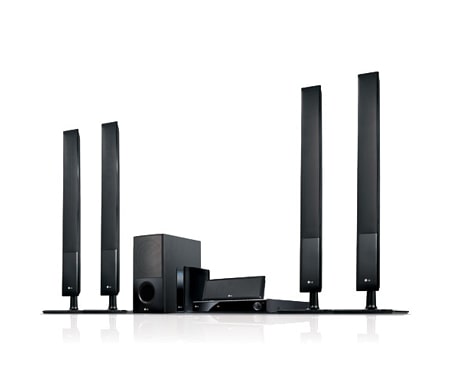 LG 3D Blu-Ray Home Theatre System with 850W Total Power Output, HB806TGW