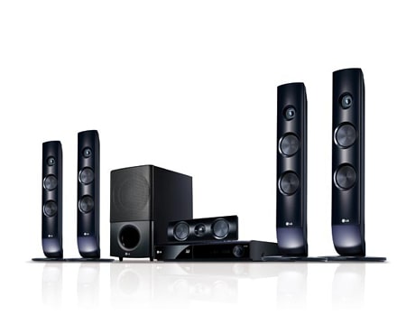 LG 3D Blu-Ray Home Theatre System with 850W Total Power Output, HB806TM
