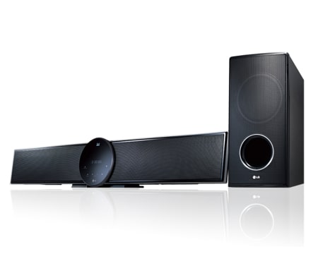 LG 3D Blu-ray Sound Bar Home Theatre System with 430W Total Power Output, HLX55W