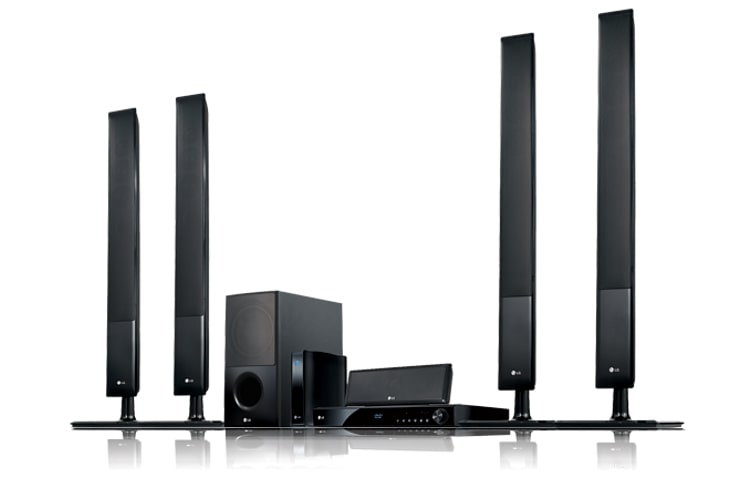 LG DVD Home Theatre System with Wireless Rear Speakers, HT905TAW, thumbnail 1