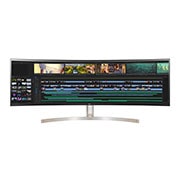 LG 49” DQHD UltraWide IPS Monitor with HDR10, 49WL95C-W, thumbnail 1