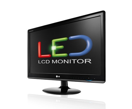 LG 27'' LED* LCD monitor with Mega Contrast Ratio, E2750V-PN