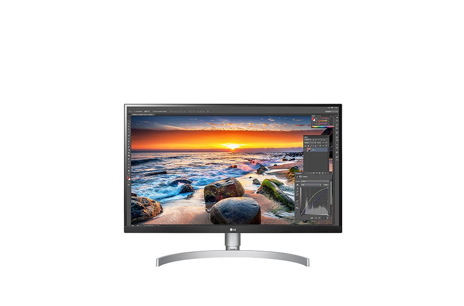 LG 27'' UHD 4K IPS LED Monitor with HDR 10, 27UK850-W