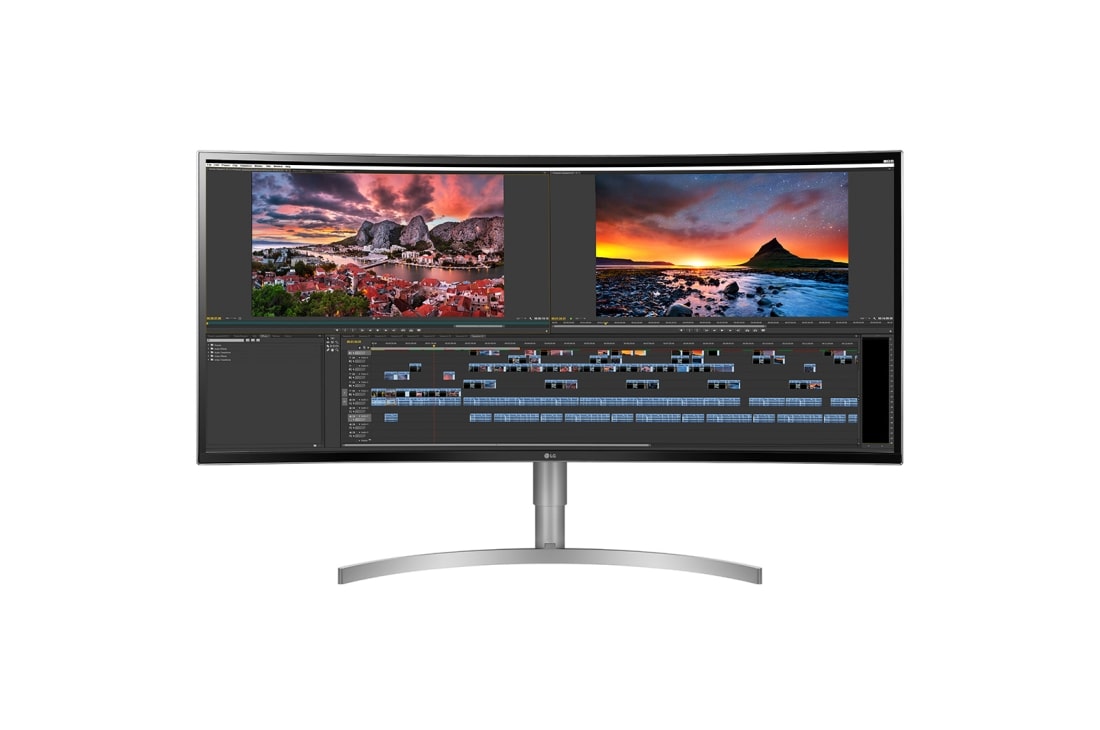 LG 38'' UltraWide WQHD+ Curved IPS LED Monitor, 38WK95C-W