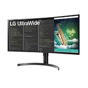 LG 35'' UltraWide QHD HDR VA Curved Monitor, 35WN75C-B, thumbnail 2