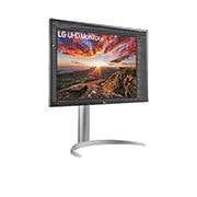 LG 27'' UHD 4K IPS Monitor with VESA DisplayHDR™ 400, perspective view, 27UP850-W, thumbnail 4