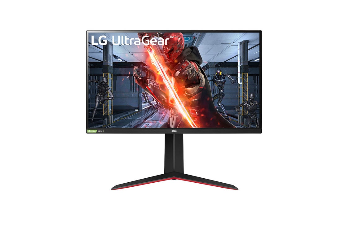 LG 27'' UltraGear™ QHD Nano IPS 1ms 144Hz G-SYNC Compatible Gaming Monitor, 27GN850-B, 27GN850-B