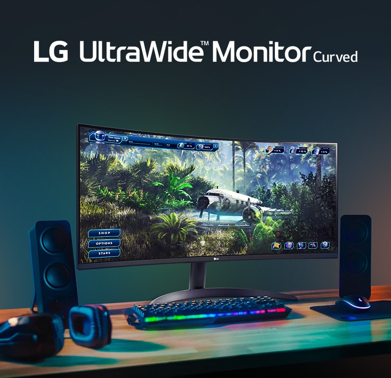 Lg 34wp60c-b 34 21:9 Curved Ultrawide Qhd (3440 X 1440) Monitor