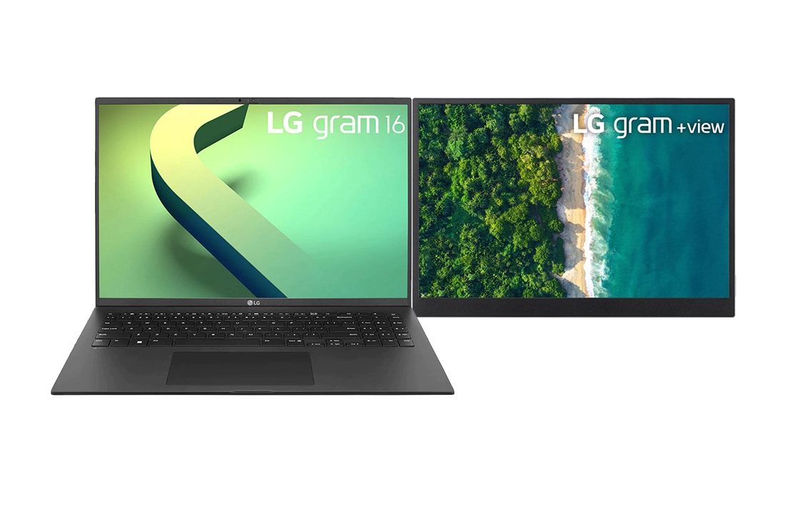 LG gram 16'' Ultra-lightweight Laptop with 16'' +view Portable Monitor, PK16Z9016MQ, PK16Z9016MQ