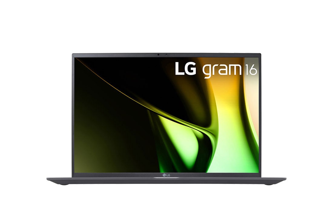 LG gram 16” | Ultra-lightweight | 16:10 Anti-glare IPS | Intel® Core™ Ultra 7 Processor, Front view, 16Z90S-G.AA75A