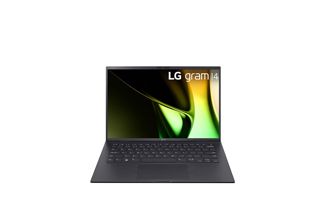 LG gram 14” | Ultra-lightweight | 16:10 Anti-glare IPS | Intel® Core™ Ultra 7 Processor, Front view with keyboard , 14Z90S-G.AA75A