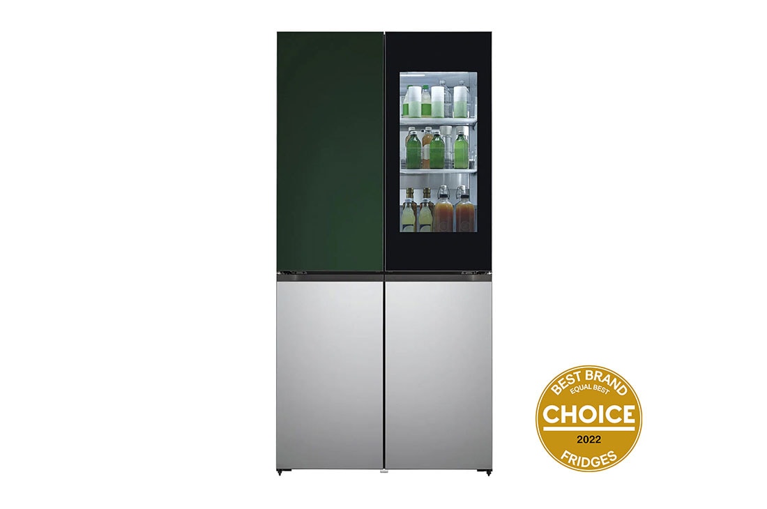 LG InstaView Objet Collection® French Door Fridge w Interchangeable Panels, front view, MF-B664, thumbnail 15