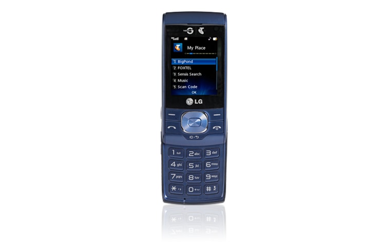 LG Compact 3G Blue Tick Slider with 1.3MP Camera, GU290f Blue, thumbnail 2