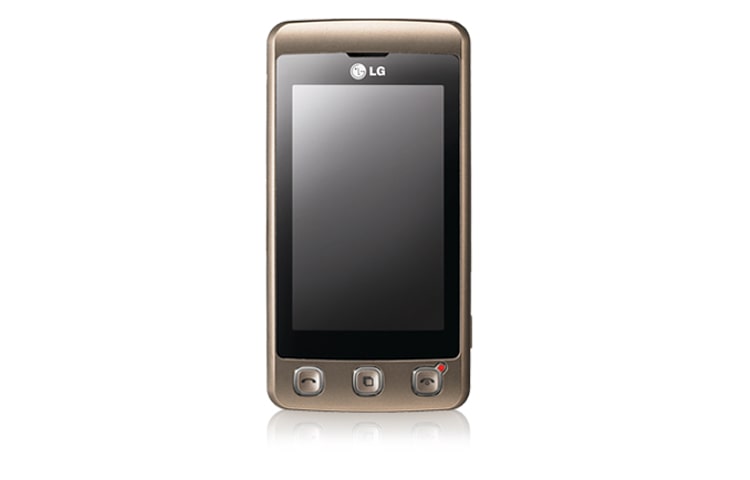 LG 3'' Full Touch Screen Phone, KP500 Elegant Gold, thumbnail 1