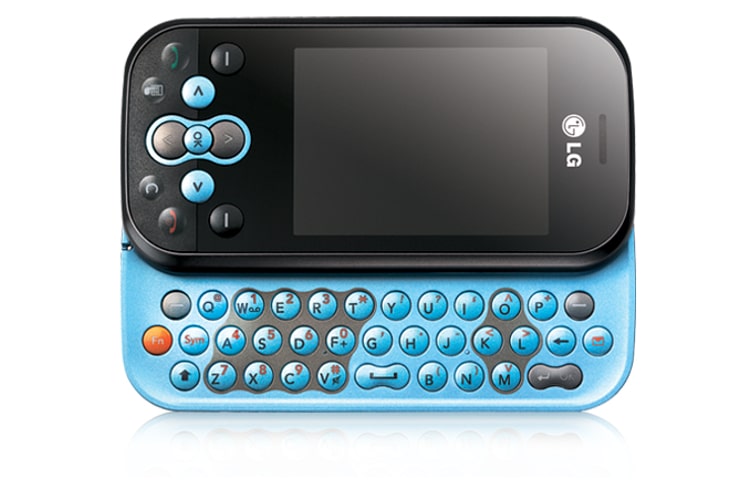 LG Mobile Phone with QWERTY keyboard,2MP Camera,FM Radio & MP3 Player, KS360 Blue, thumbnail 1