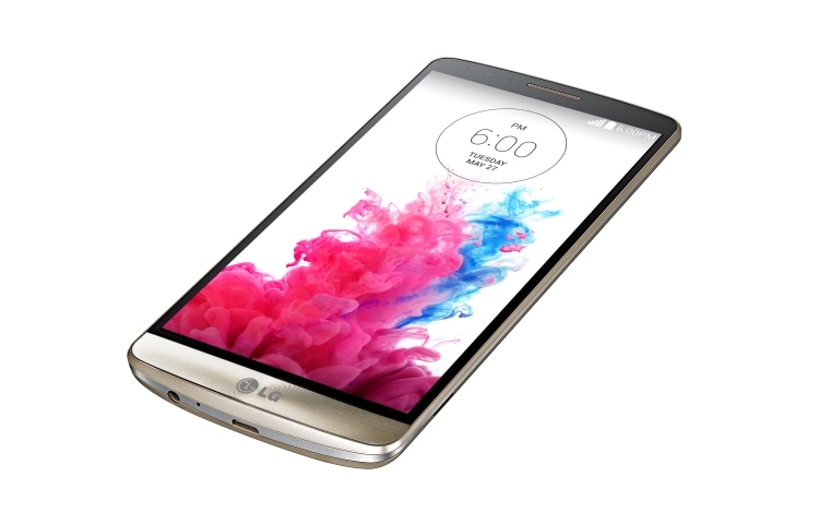 LG 5.5” Quad HD Screen, 13 MP Camera, Android KitKat, LG G3 (D855) Gold, thumbnail 3