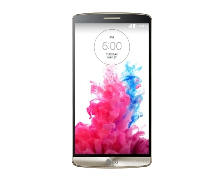 LG 5.5” Quad HD Screen, 13 MP Camera, Android KitKat, LG G3 (D855) Gold