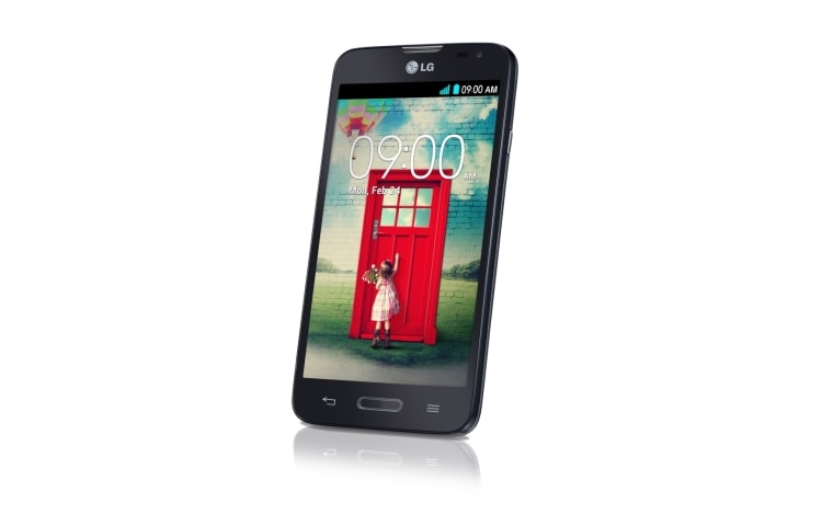 LG 4.5” Screen, 5 MP Camera, Android KitKat, LG L70 (D320) BLACK, thumbnail 2