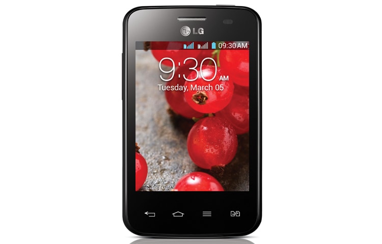 LG 3.2'' Screen 3MP Camera Android Dual SIM, LG Optimus L2II (E435k), thumbnail 1