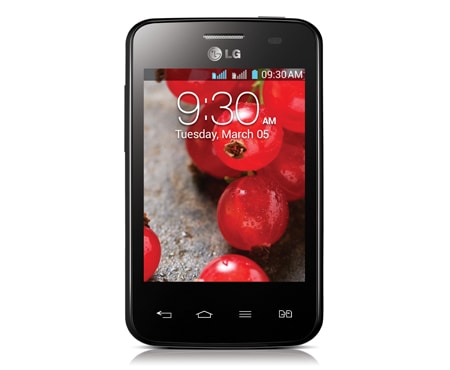 LG 3.2'' Screen 3MP Camera Android Dual SIM, LG Optimus L2II (E435k)