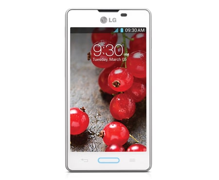 LG 4.0'' Screen 5MP Camera Android, LG Optimus L5II (E450F) White