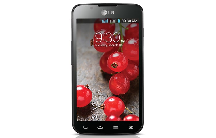 LG 4.3'' Screen 8MP Camera Android Dual SIM, LG Optimus L7II (P716) Black, thumbnail 1
